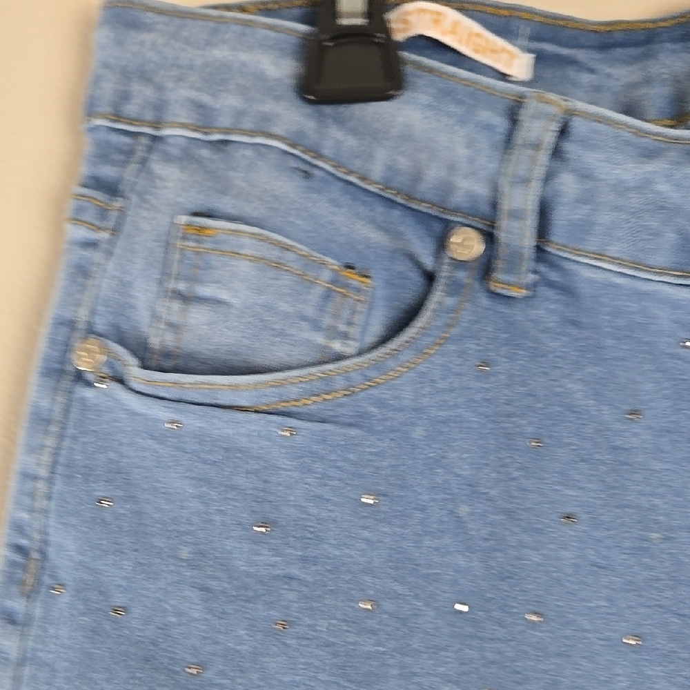 Stylish Blue Flare Wide‎ Leg Jeans - Picture 5 of 14